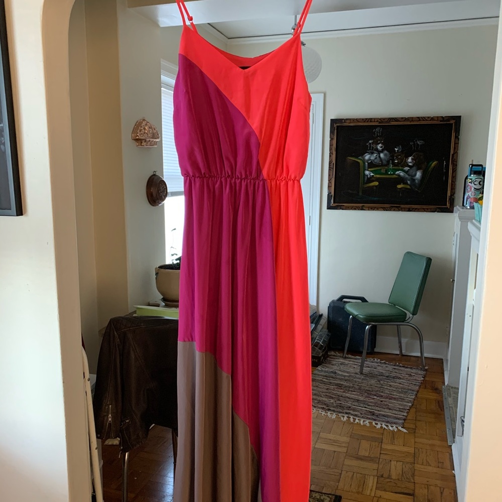 MOSSIMO Color Block Maxi Dress